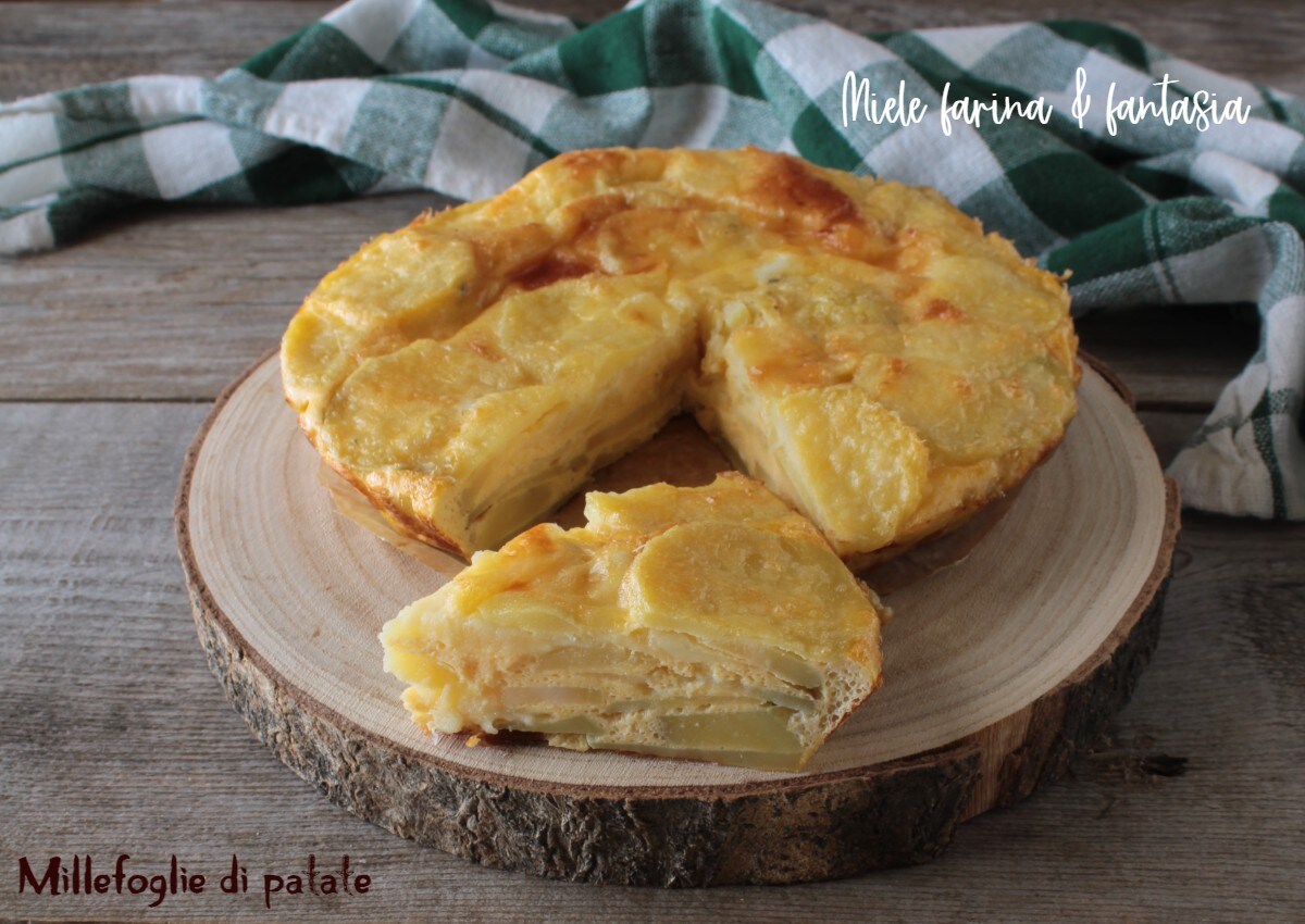 Milhojas de patatas al horno
