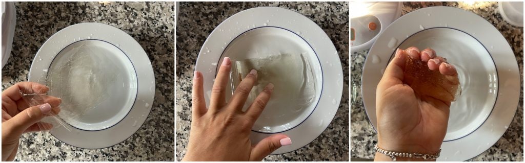 Panna cotta de frambuesas