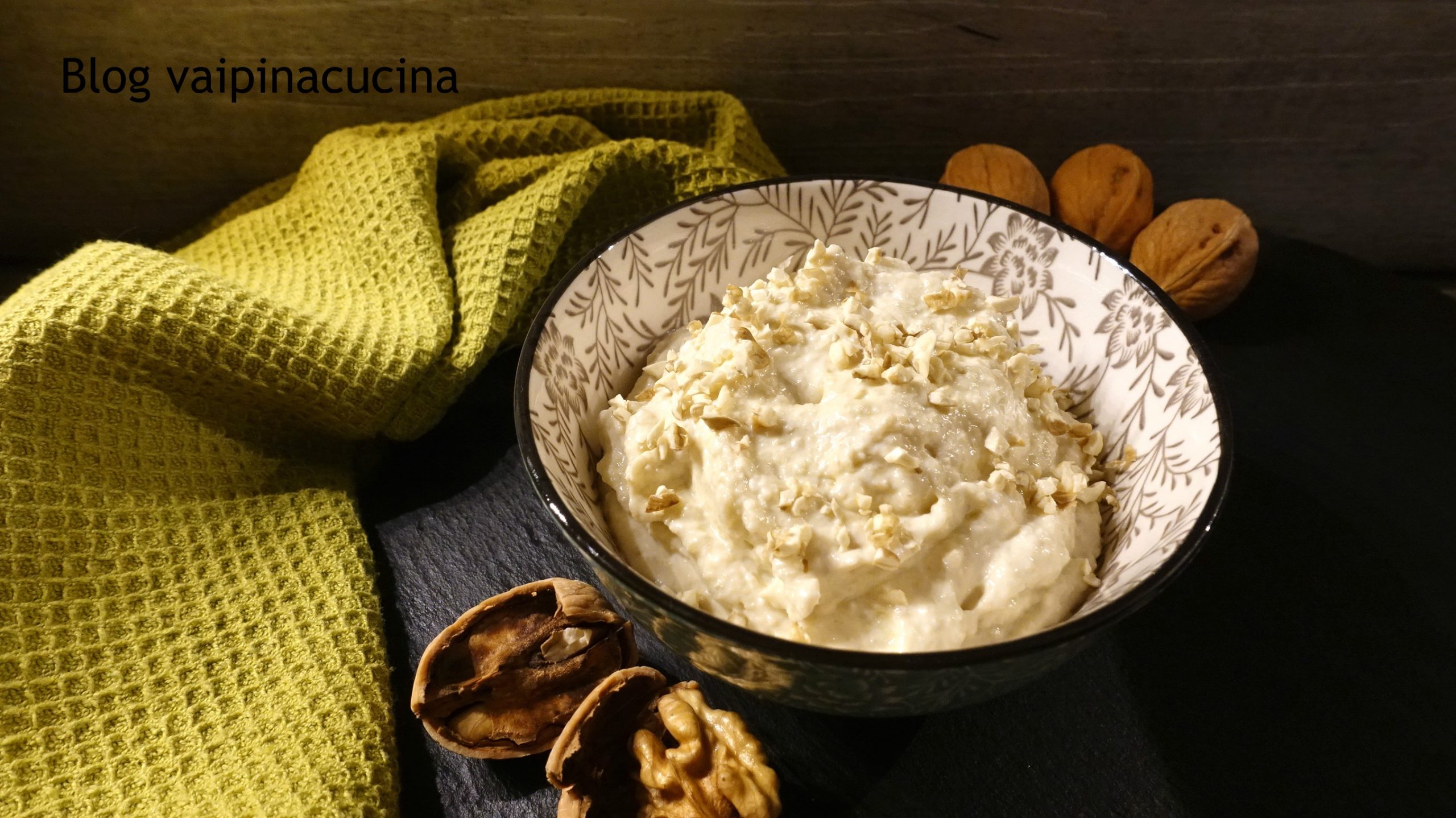 Pesto de nueces y ricotta