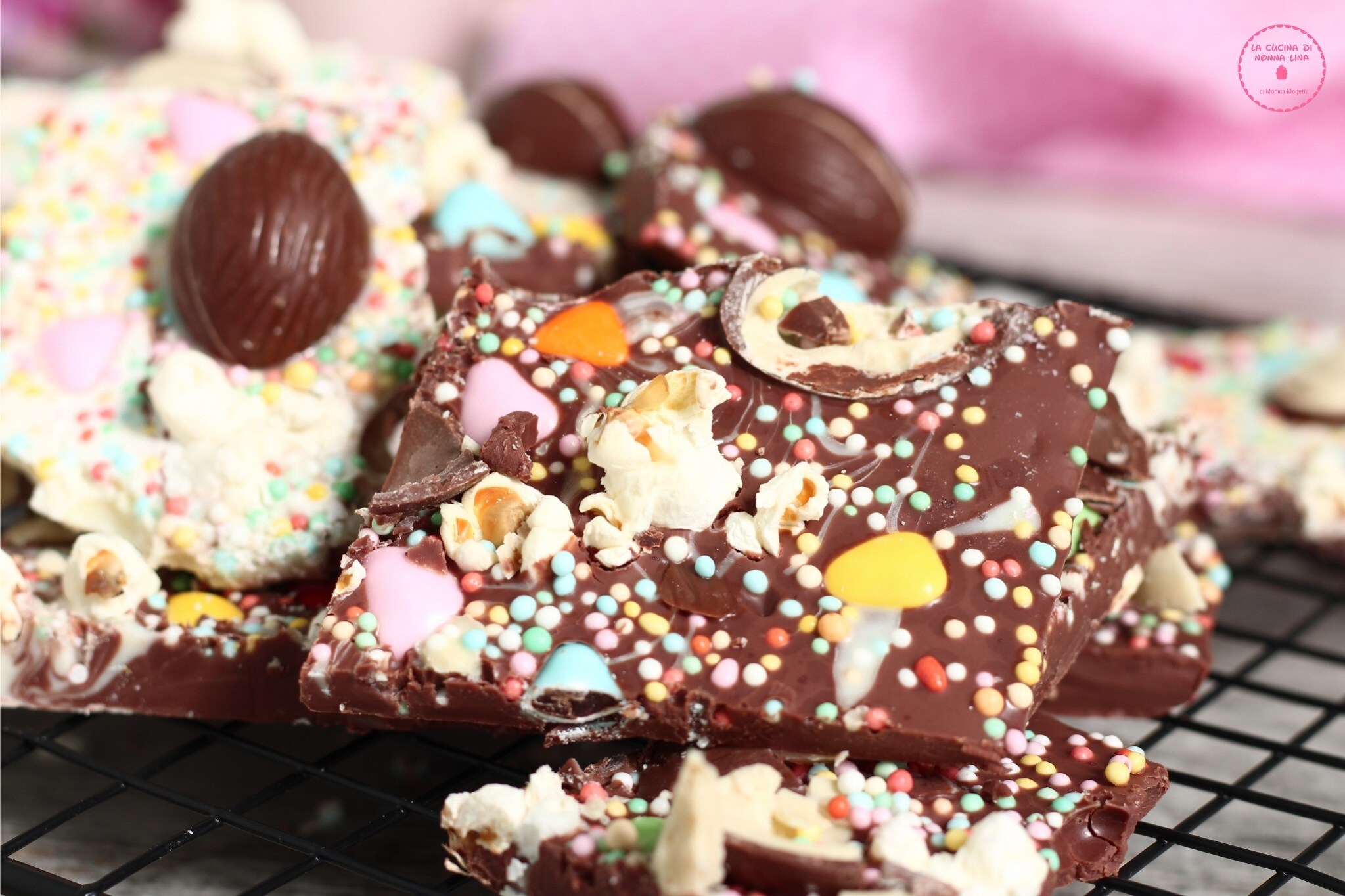 Barritas de chocolate decorado fáciles y deliciosas