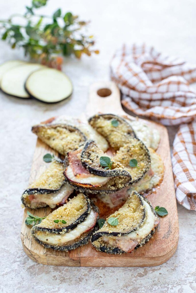 berenjenas empanadas rellenas al horno
