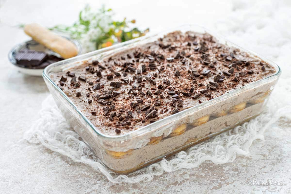 Tiramisú de chocolate