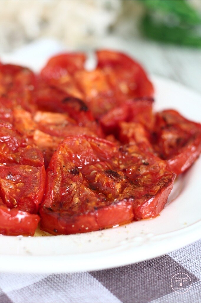 Tomates asados sencillos