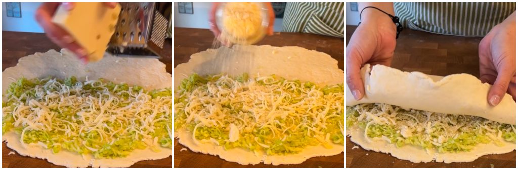 Trenzas saladas de yogur en freidora de aire