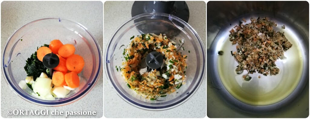 picar verduras sofrito con picadora batidora eléctrica
