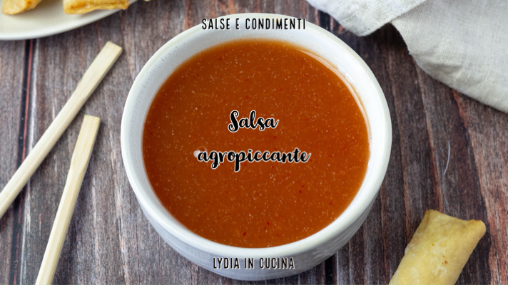 Salsa agridulce picante hecha en casa