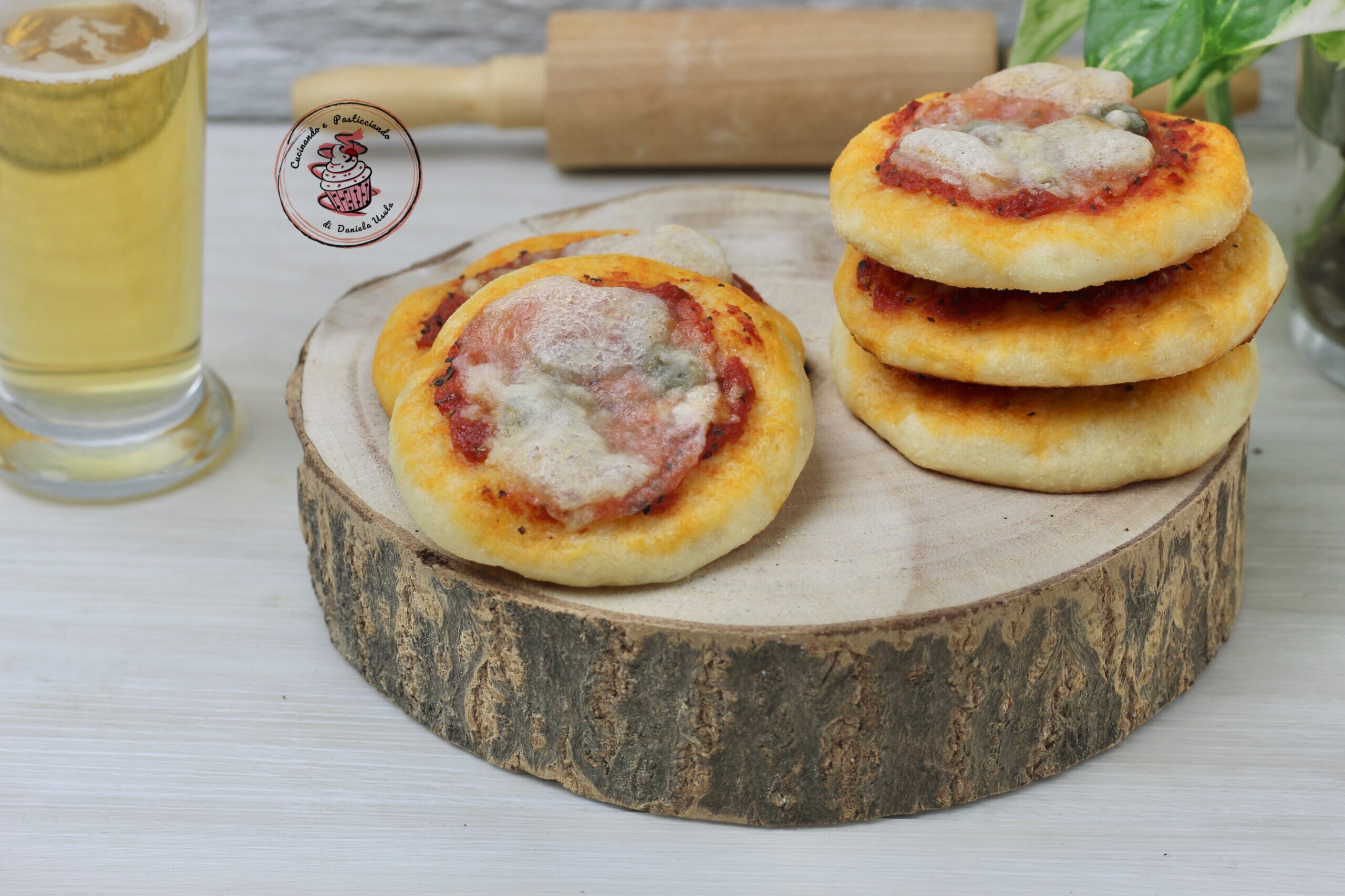 Pizzettas suaves para buffet