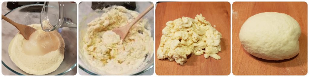 cavatelli con grelos y taleggio