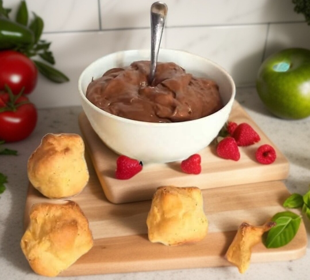 Crema pastelera de chocolate