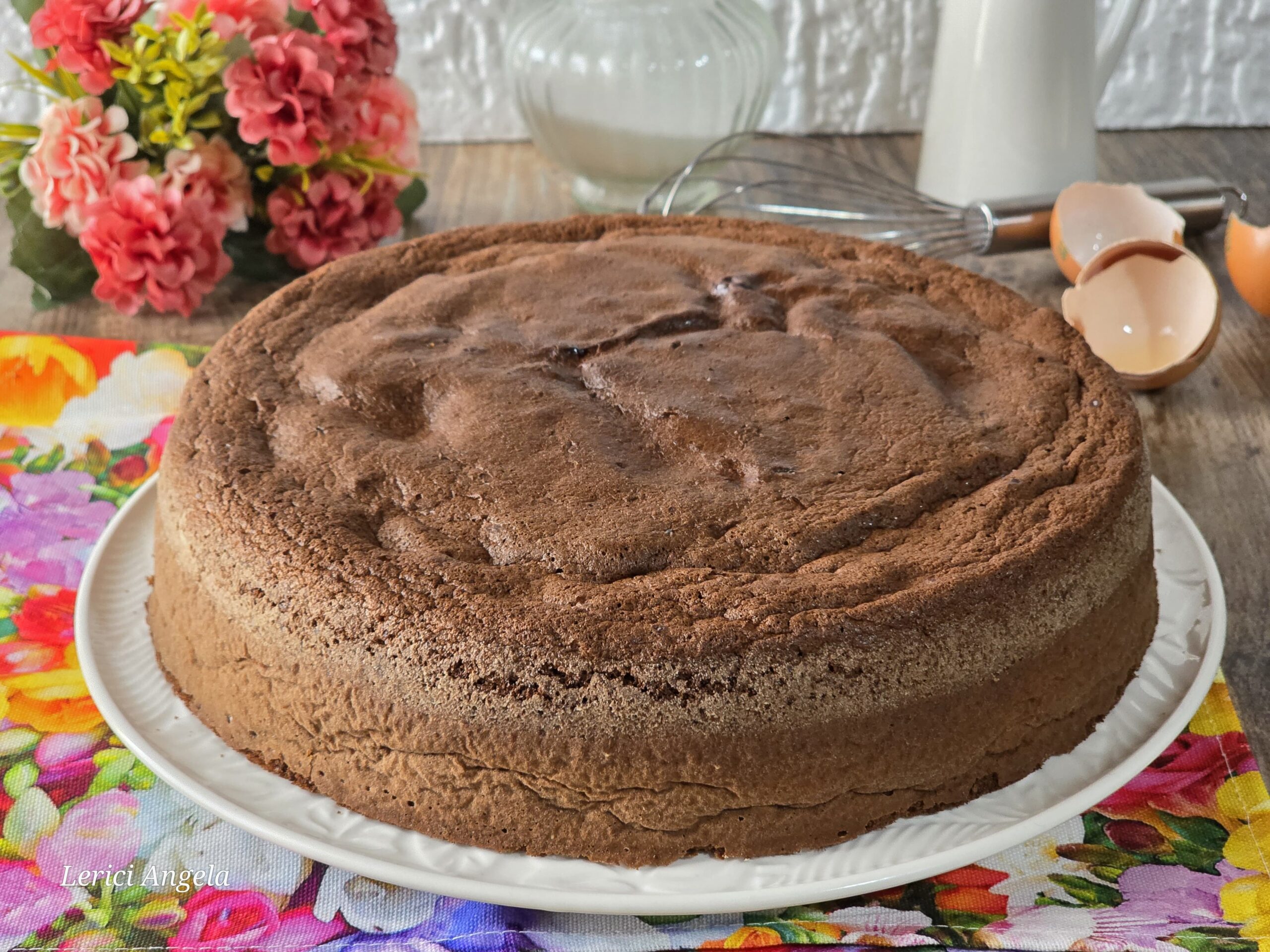 Bizcocho de cacao esponjoso