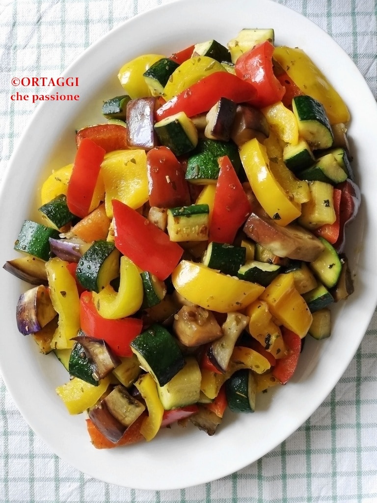verduras salteadas en sartén - acompañamiento de verano
