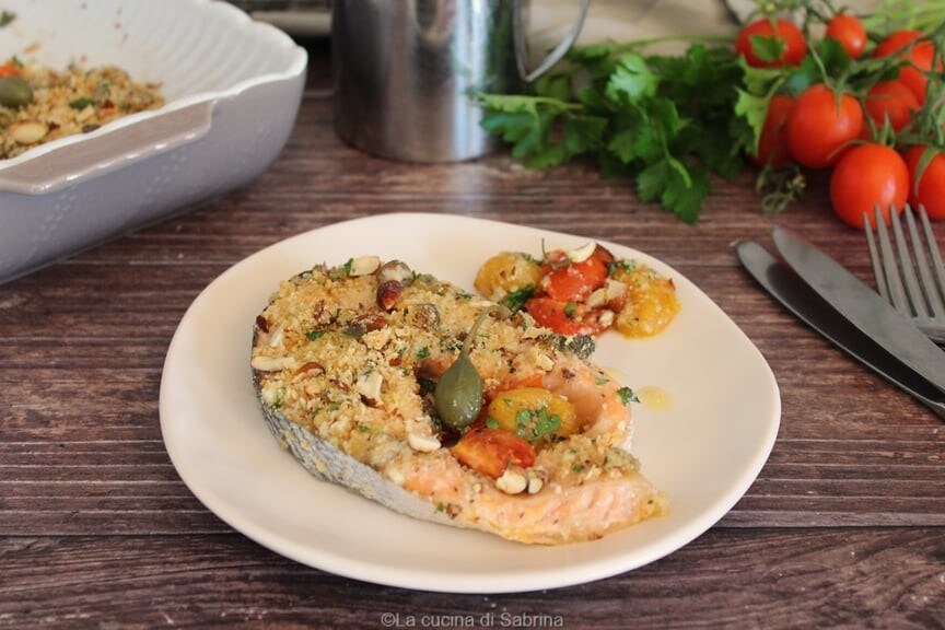 Salmón a la isolana