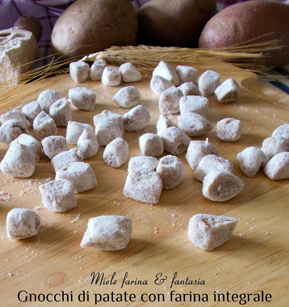 Ñoquis de patata con harina integral