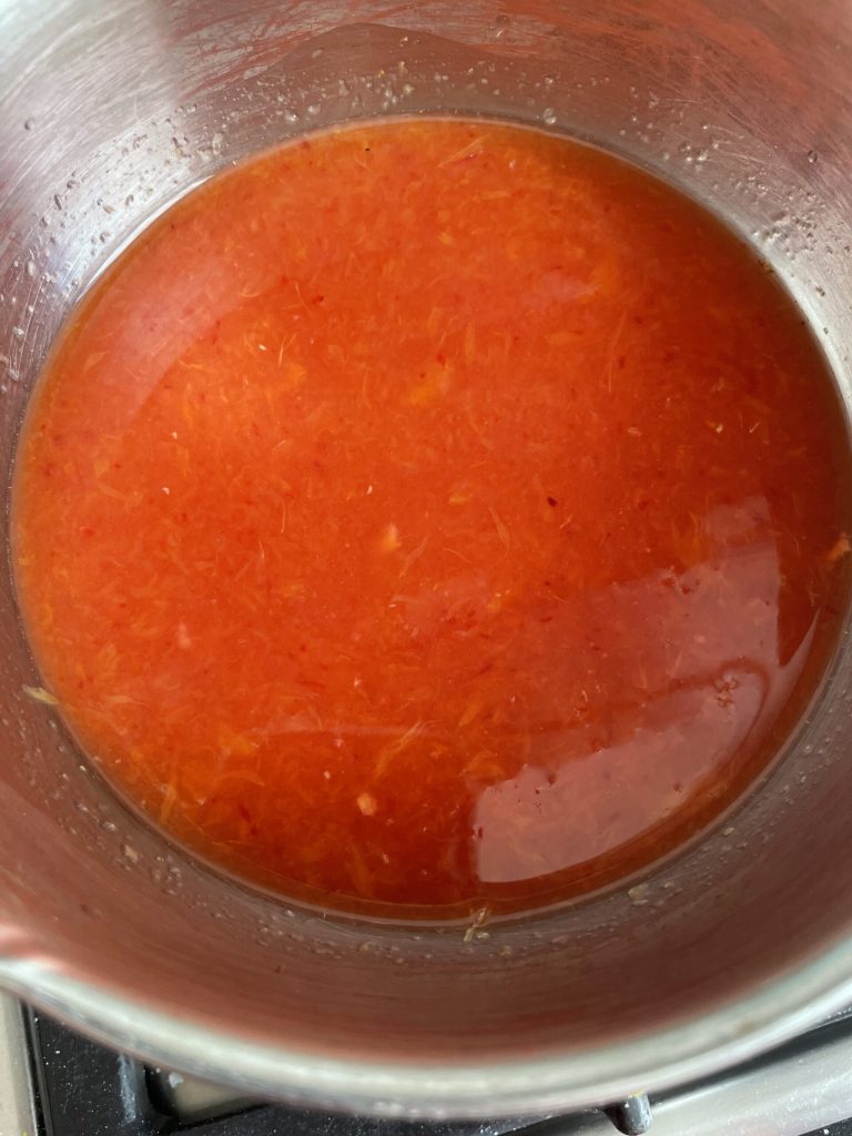 jarabe de naranja