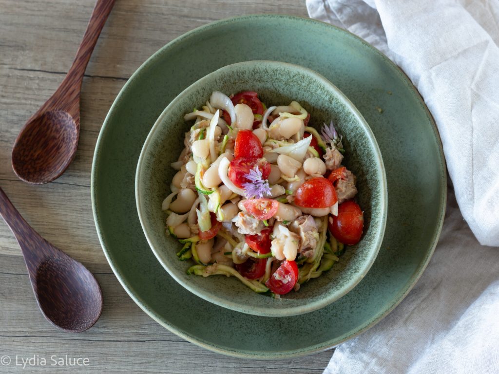 ensalada de alubias cannellini