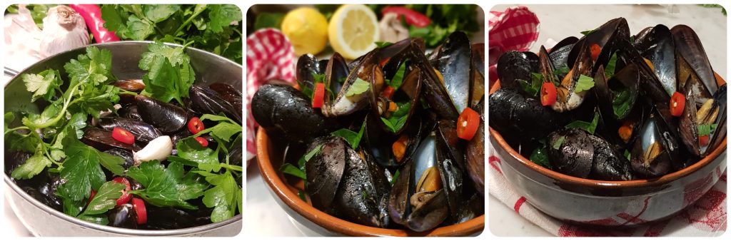 mejillones a la pimienta