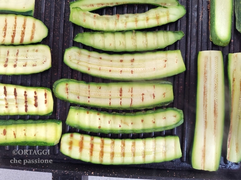 calabacines a la parrilla