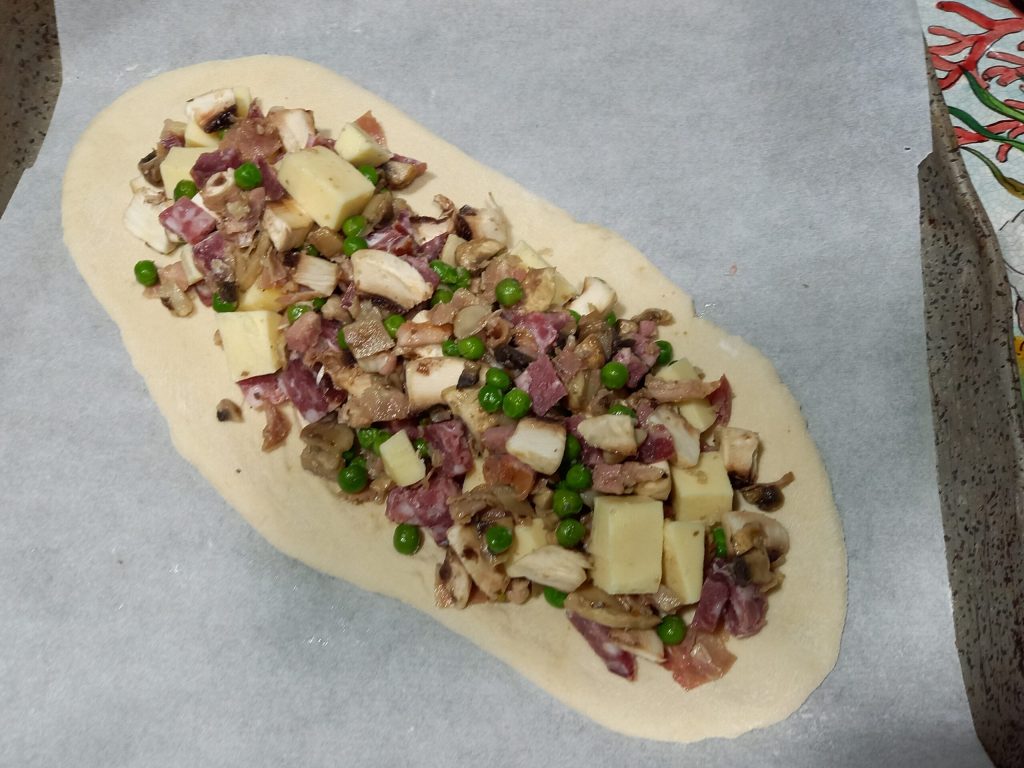 La receta de la schiacciata alla boscaiola