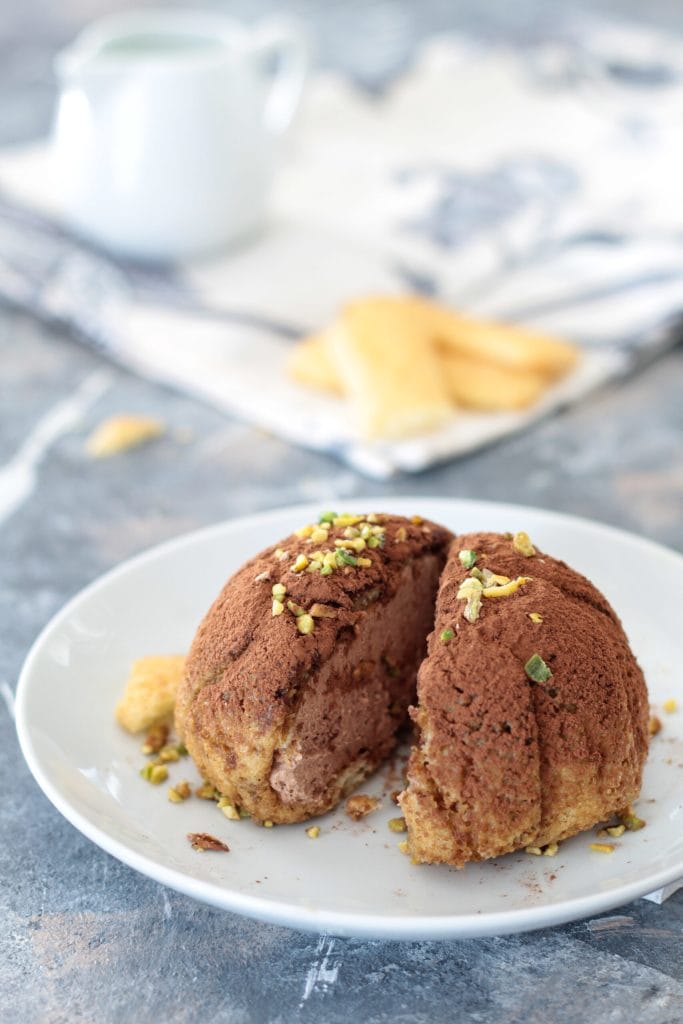 Zuccotto de galletas individual