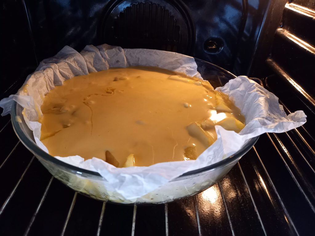 Tarta invertida de piña caramelizada