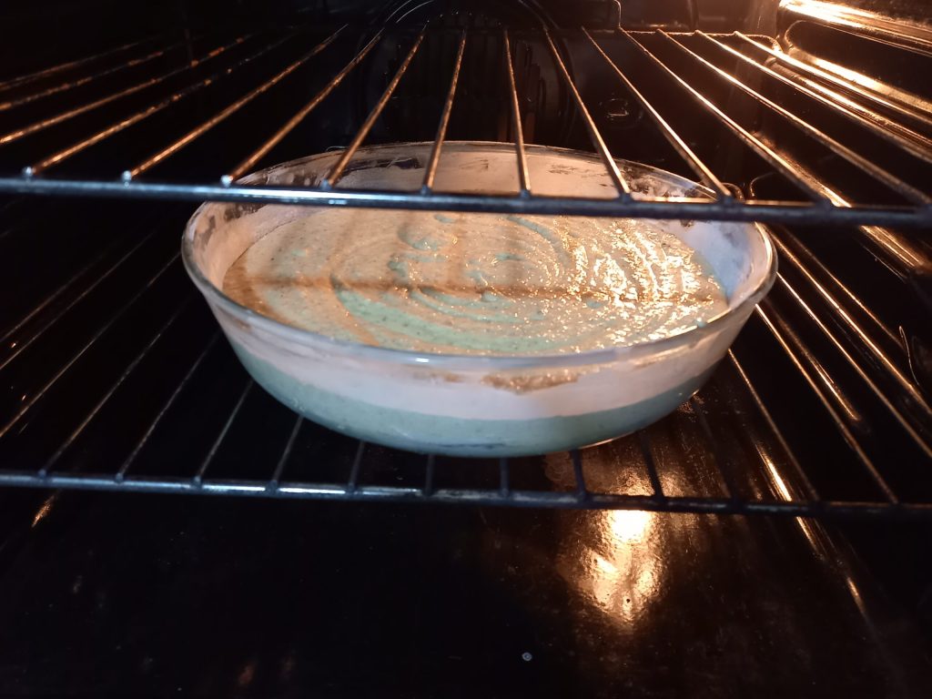 La tarta de limón con mousse de mandarinas