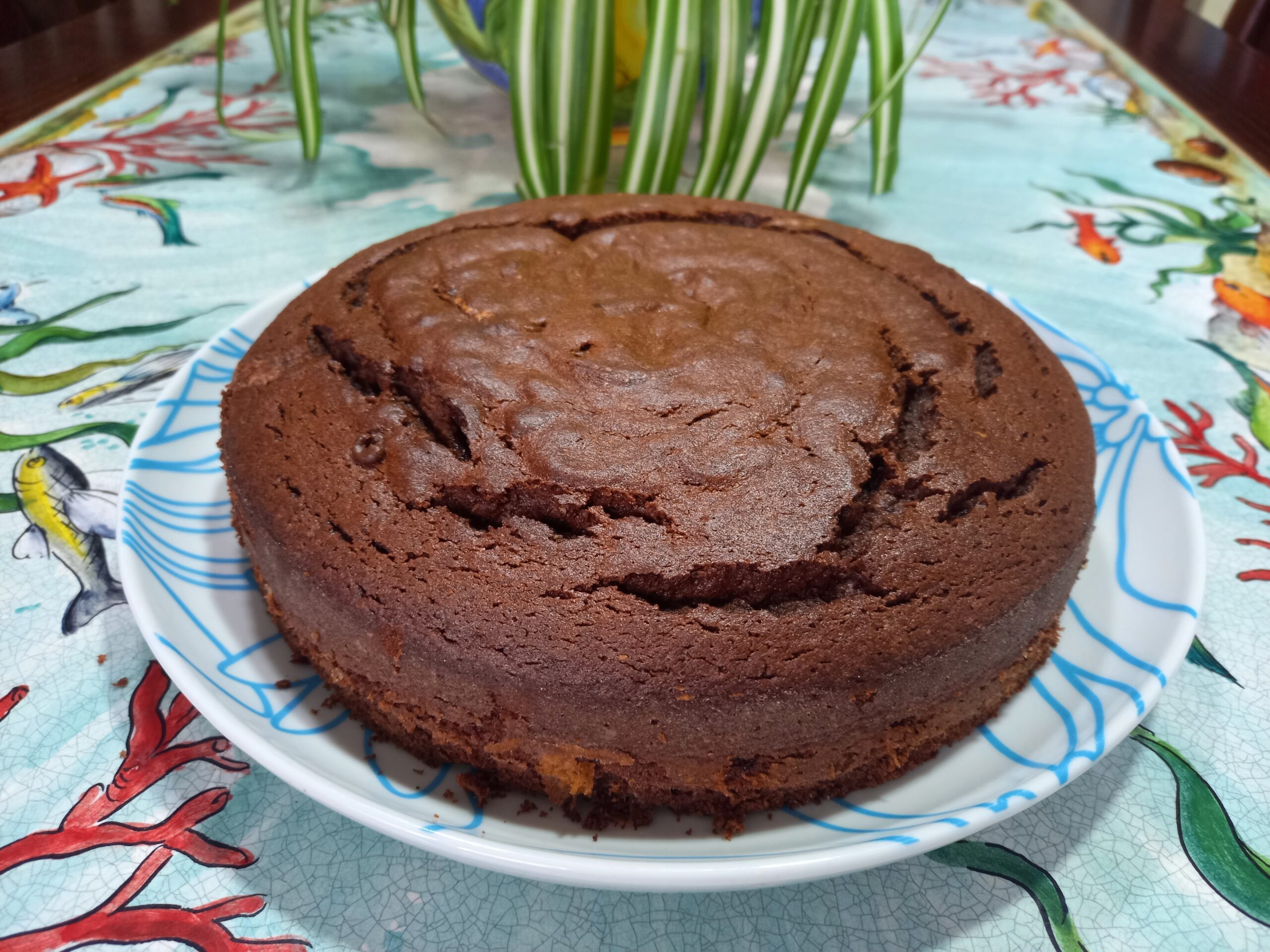 Bizcocho de chocolate negro