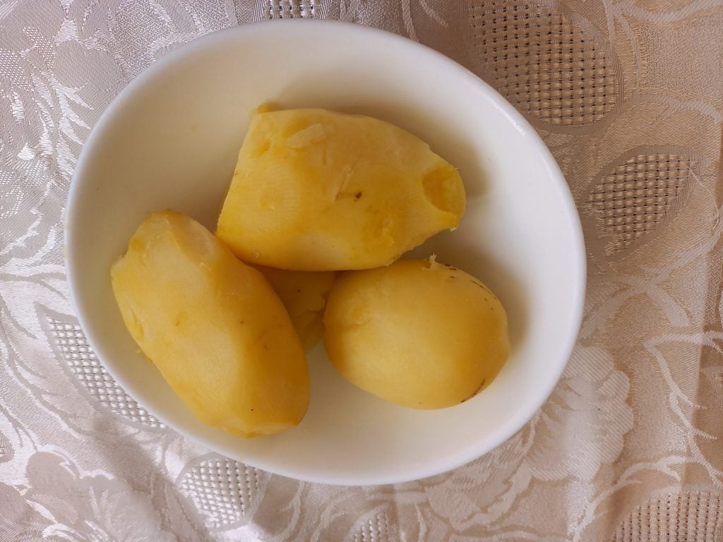 patatas hervidas