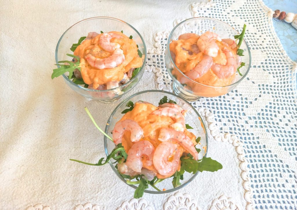 Cómo hacer el cóctel de gambas