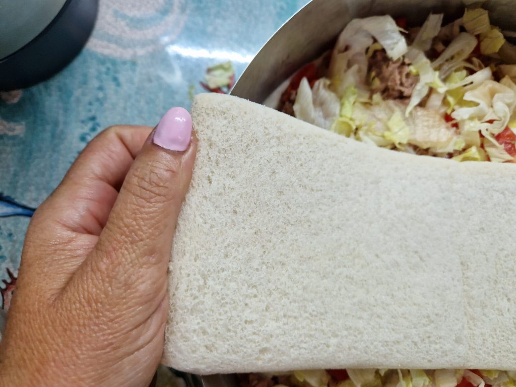 La tarta de queso salada con atún y verduras