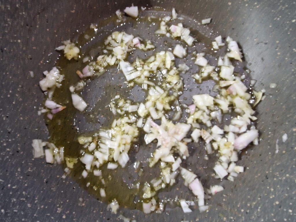 cebolla aceite sartén