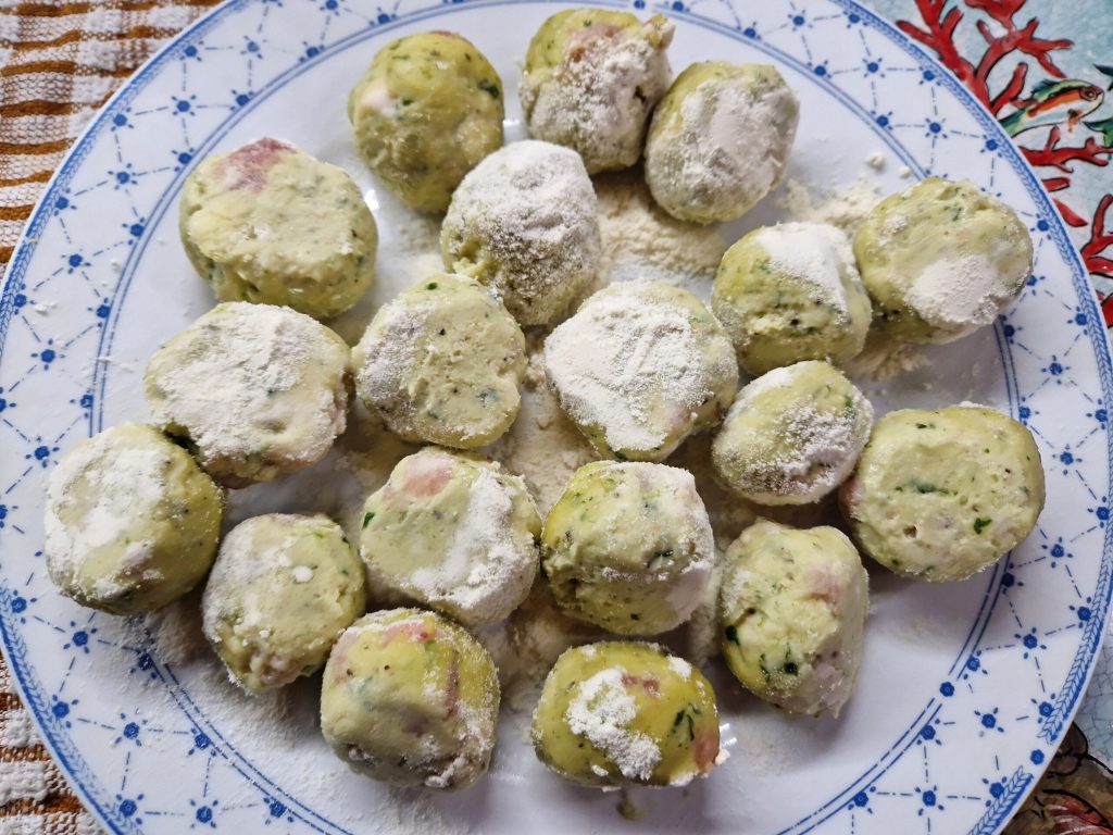 los knödel en caldo de setas