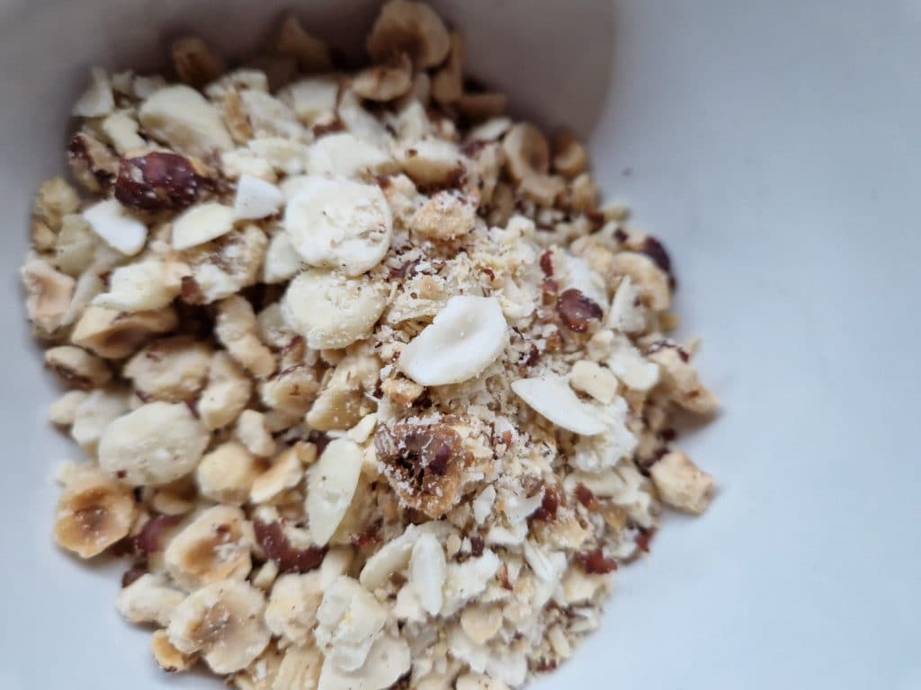 frutos secos triturados