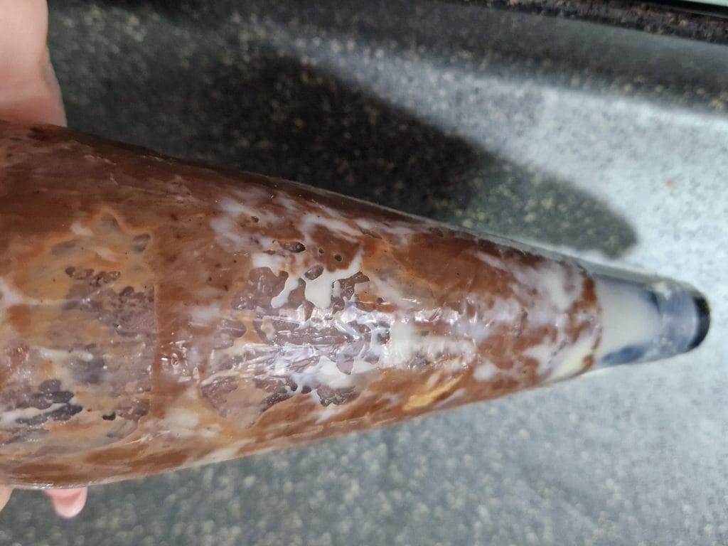 manga pastelera de chocolate