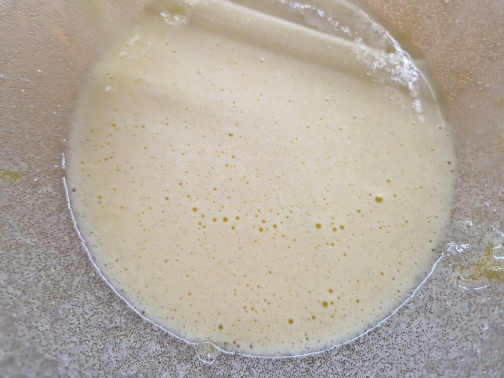 aceite azúcar huevo