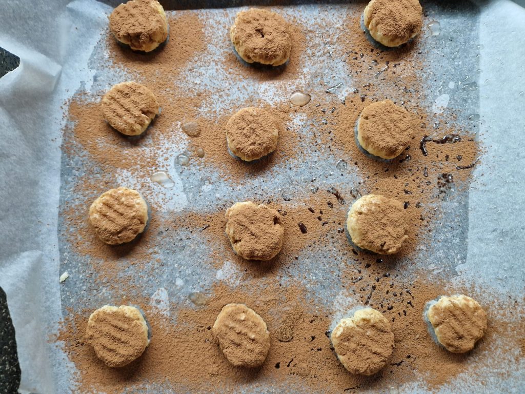Las galletas para mojar con avena y coco