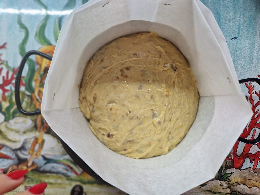 panettone inicio levado