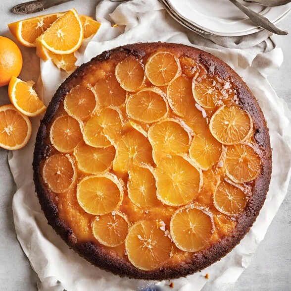 TARTA DE NARANJAS INVERTIDA