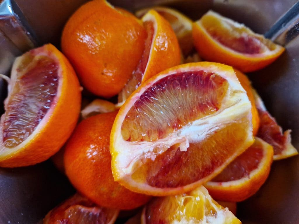 La compota de naranjas sanguinas