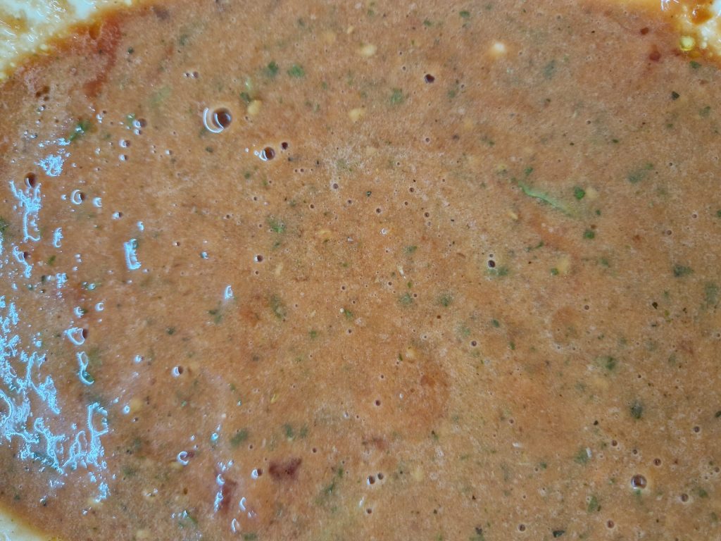 El timbal de arroz al microondas