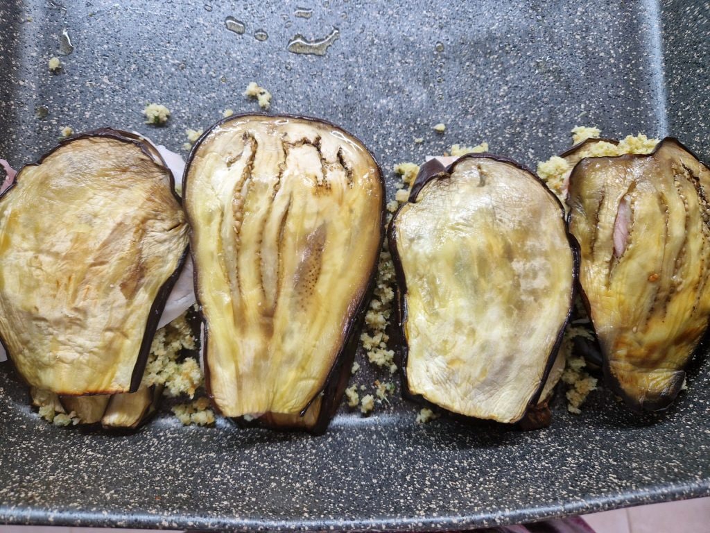 Paquetitos de berenjena a la siciliana