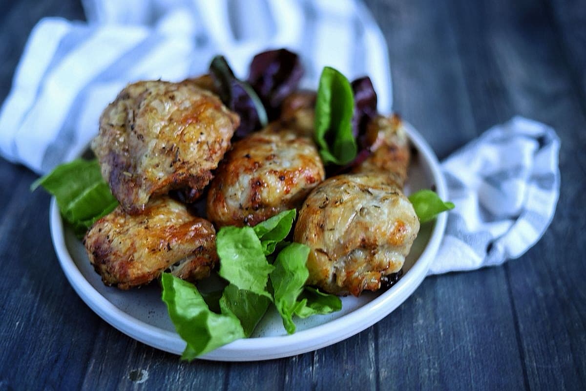 POLLO CRUJIENTE EN FREIDORA DE AIRE