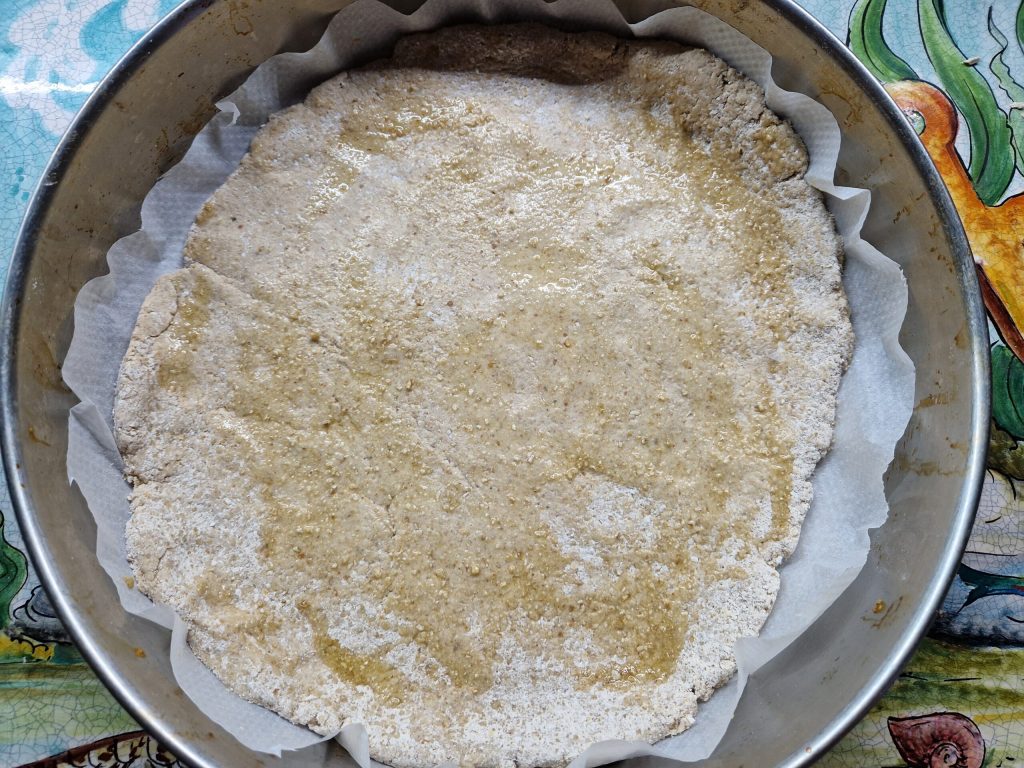 La pizza con harina de avena