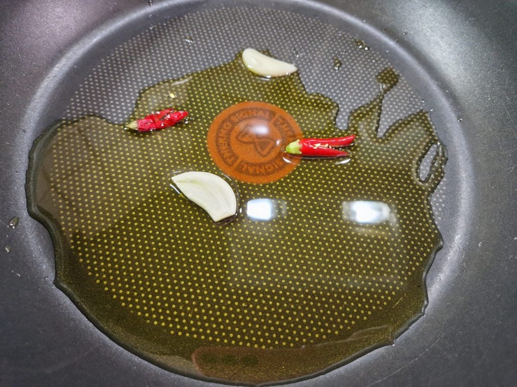 ajo aceite guindilla