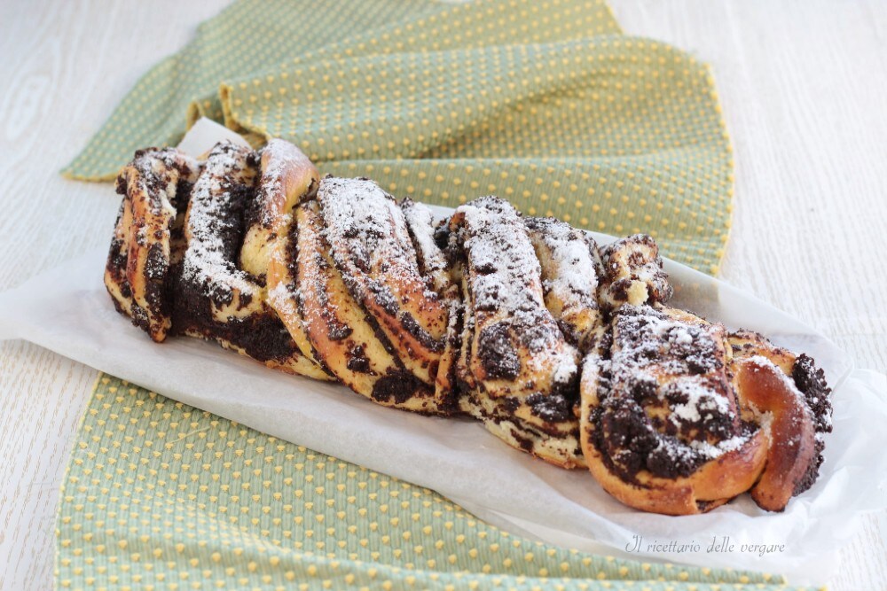 Trenza pan brioche con Nutella