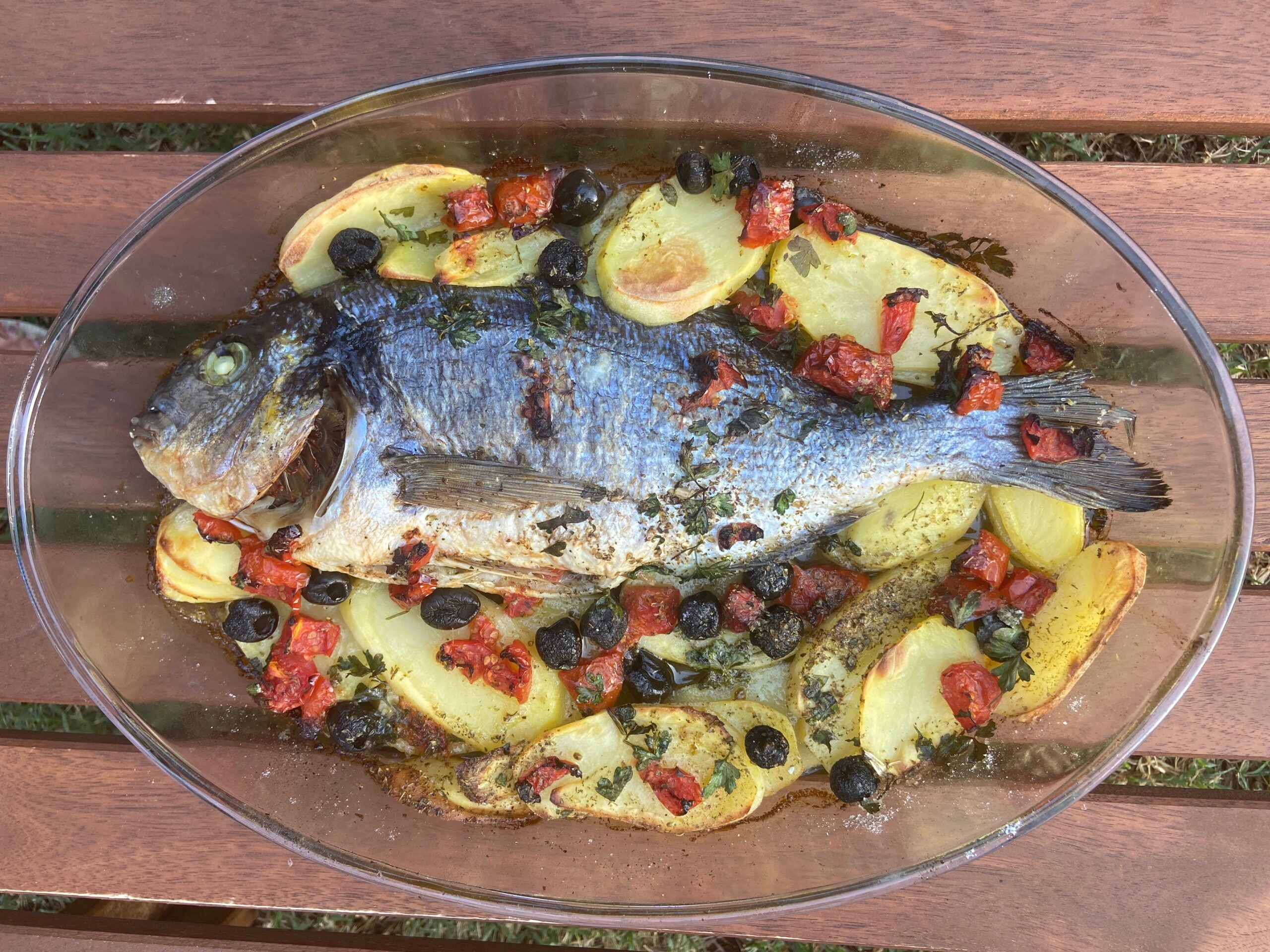 Dorada al horno