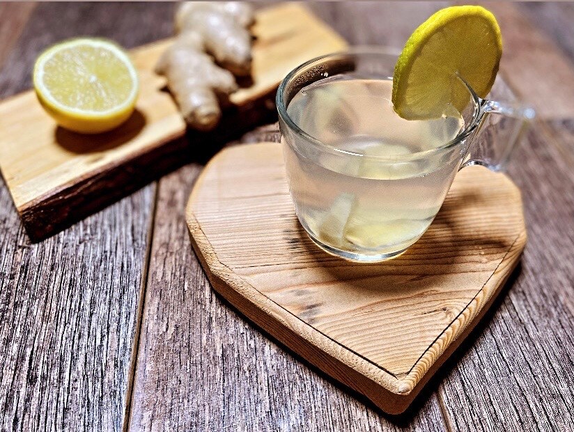 Tisana de jengibre y limón