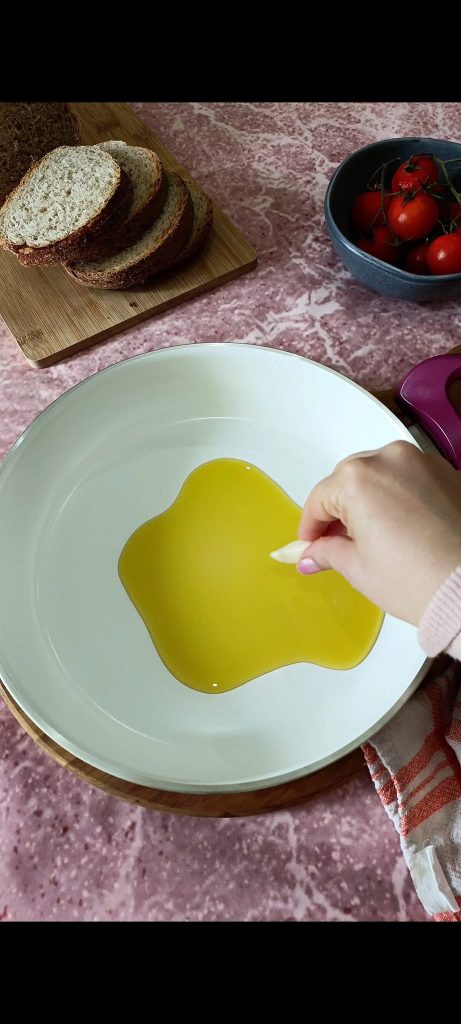 Aceite y ajo