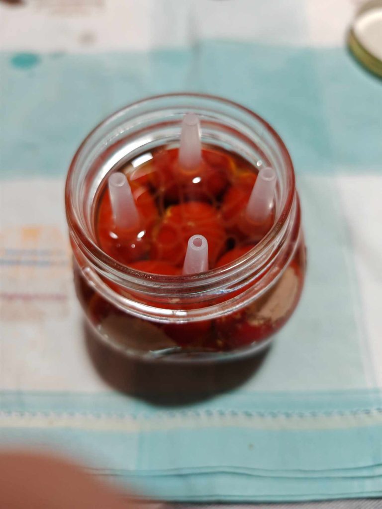 Pimientos en aceite rellenos de atún