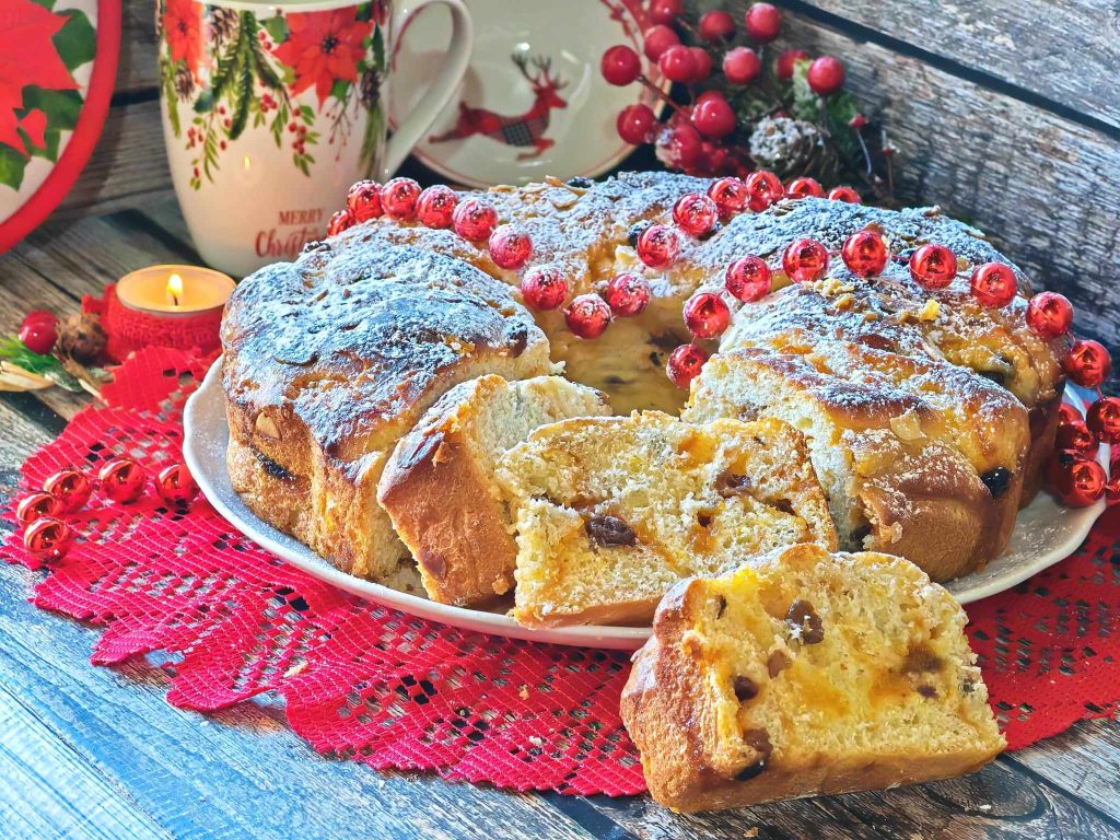 Corona de pan brioche