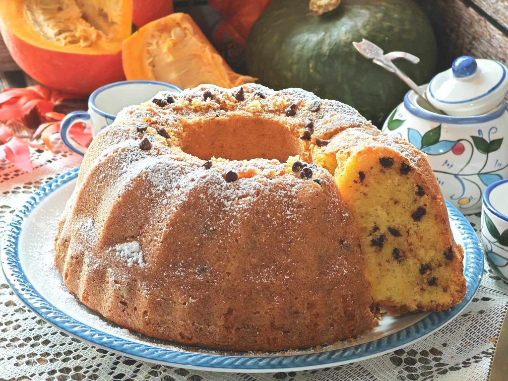 Bizcocho de calabaza y coco